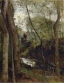 森の中の流れ 別名「Un ruisseau sous bois」ジャン・バティスト・カミーユ・コロー